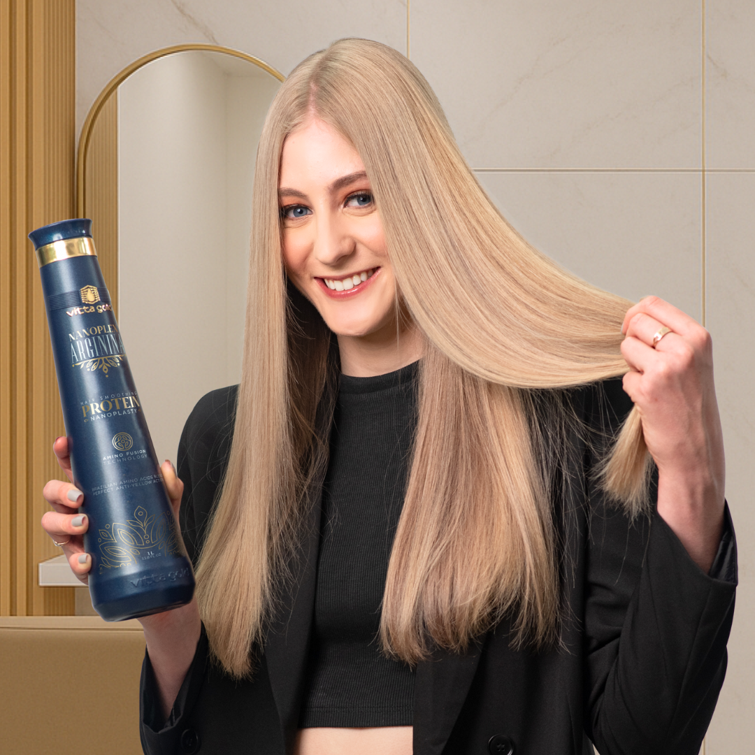 Nanoplex Arginina™ Hair Straightening Nanoplastia Protein 1L/1000ml (33.8 fl. oz)