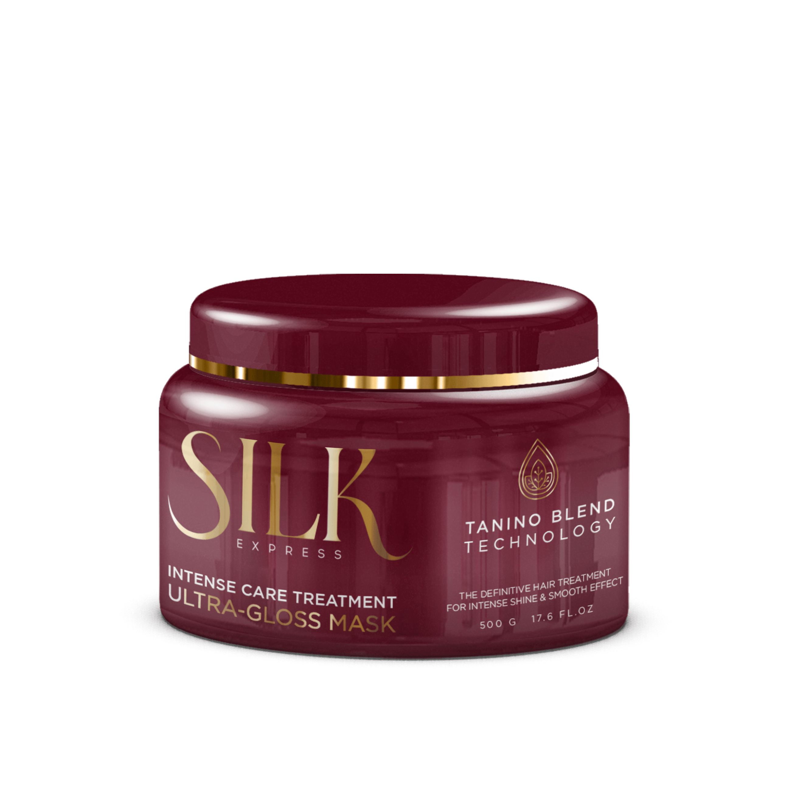 Silk Express™ Tanino Blend Intense Shine Mask 500g (17.6 fl. oz) - Vitta Gold Cosmetics